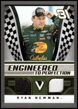 2018 Victory Lane Engineered to Perfection Materials Gold Ryan Newman /199