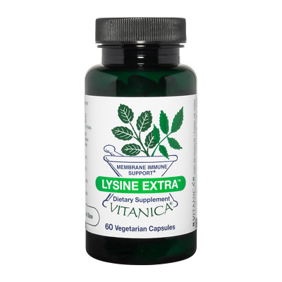 Vitanica, Lysine Extra, Immune System Support, Vegan, 60 Count
