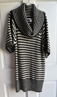 open lace back dress for The Love Cowl Neck Sweater Dress (Heather Grey) L main image 1