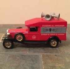 Chevron made in England no. 7 Standard Oil Announcer of California Truck