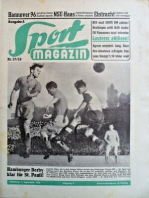SPORT MAGAZIN KICKER 37A 1953 0:2