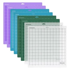 Variety Cutting Mat Set for Cricut Machines Includes Multiple Grip Styles