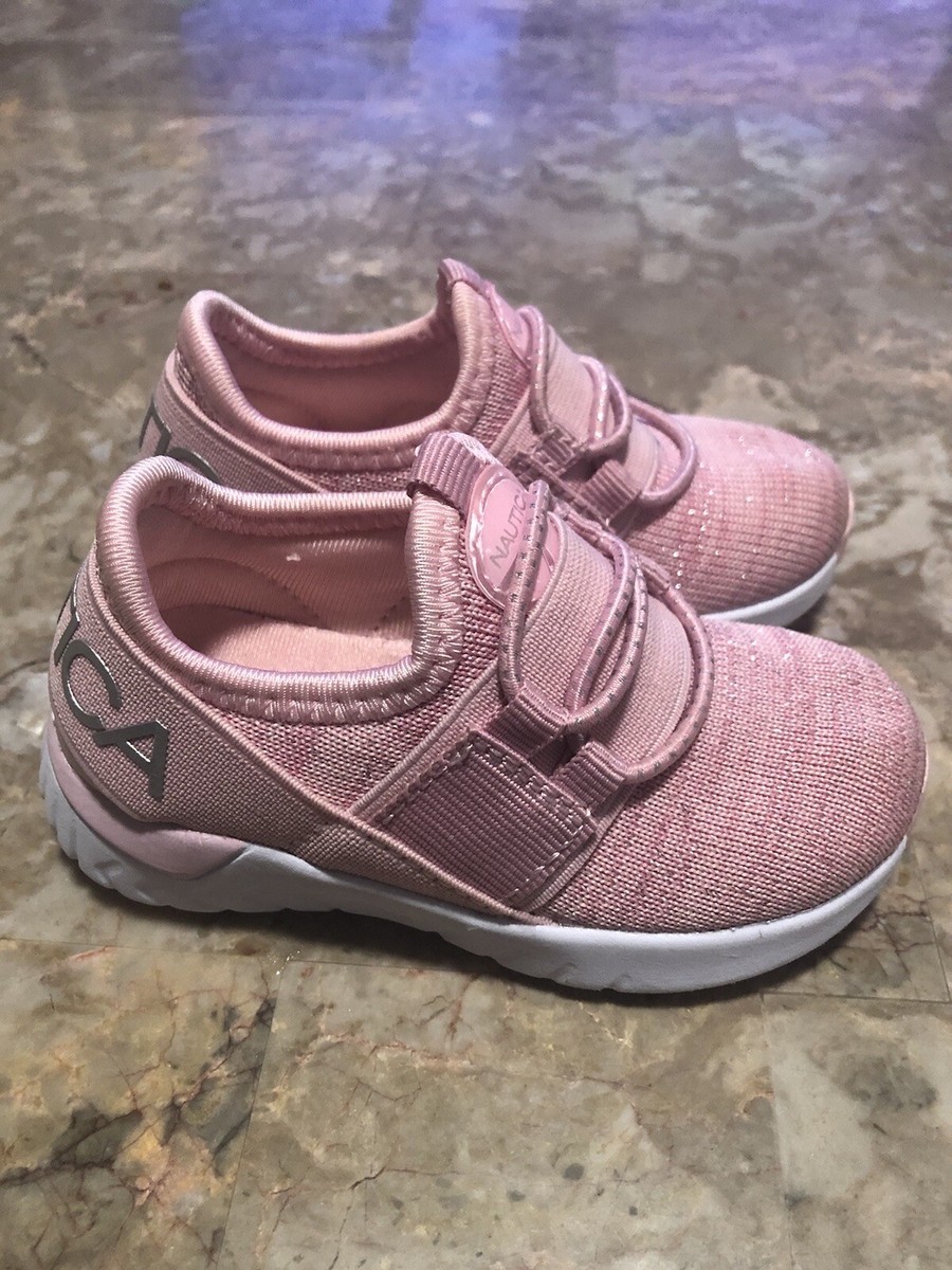 Nautica sneakers toddler girl size pink