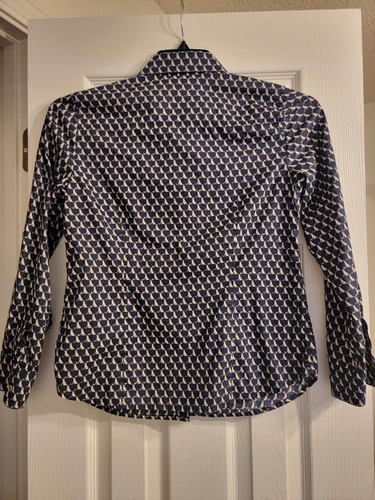 Talbots Button Up Dog Sitting Pattern Women's Shi… - image 5