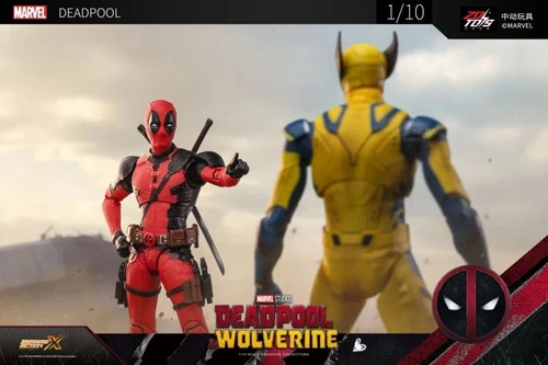 zd toys DEADPOOL & WOLVERINE 1/10 scale action figure set of 2 mcu MARVEL NEU - Bild 8 von 23