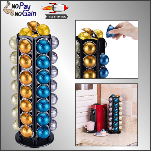 Capsule Holder Storage Carousel Stand 