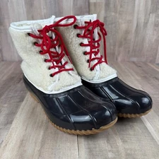 Sugar Women's 7 Faux Fur Rubber Boots Skipper