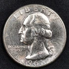 1961-P Washington Silver Quarter BU Uncirculated - Philadelphia Mint