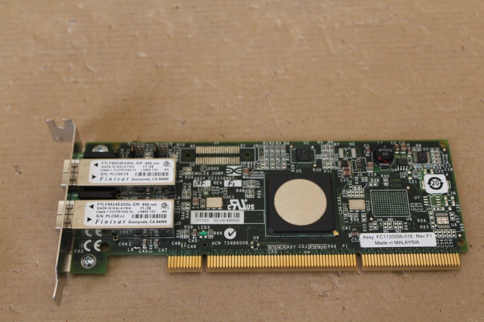HP 3PAR FC-Controller 2-Port 4Gbps FC PCI-X 641233-001 Low Profil - Bild 3 von 4