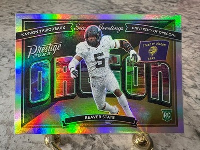 2022 Panini Prestige KAYVON THIBODEAUX ''Season Greetings'' Oregon Ducks #SG-18 SP