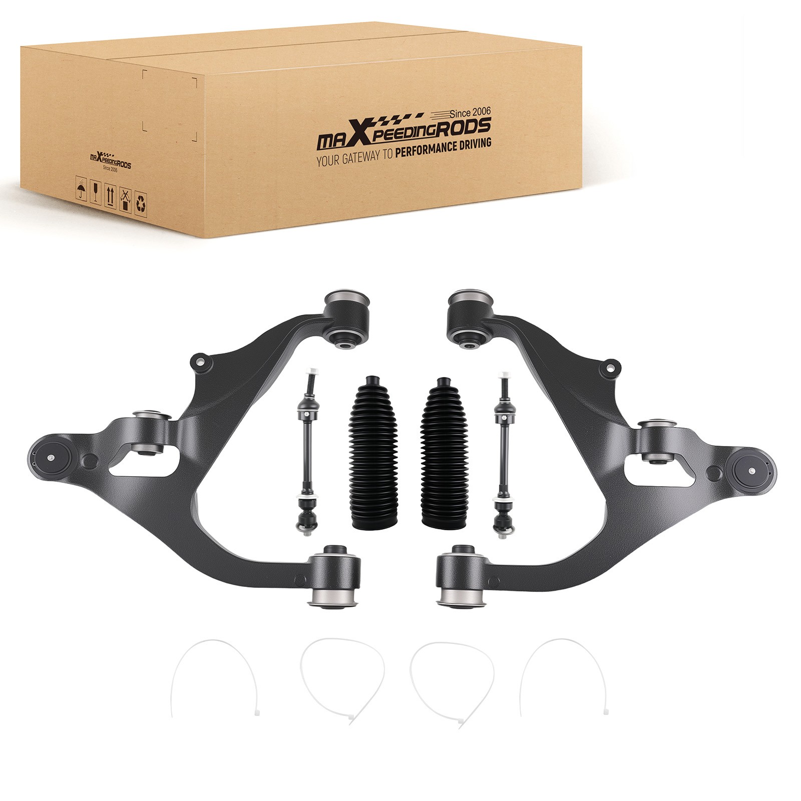 Front Lower Control Arms Ball Joint Sway Bar Link for Dodge Ram 1500 2006-2021