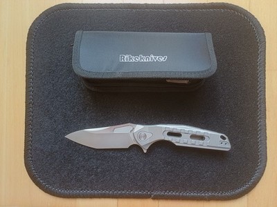 Rike Knife Thor 3 Framelock Titan M390 Blade Full Integral