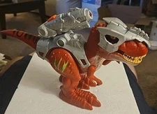 Zuru Robo Alive Dino War T-Rex Red Walks Roars Lights Up has Armor 
