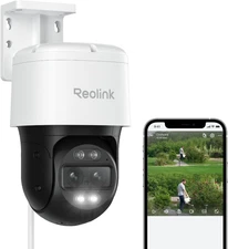 REOLINK PTZ Security Camera System 4K, IP PoE 360 with White