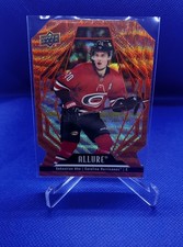2022-23 Upper Deck Allure - Sebastian Aho #33 Orange Slice Die-Cut