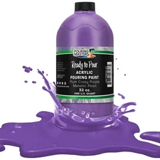 Pouring Masters Plum Crazy Purple Metallic Pearl 32oz (Quart) Pouring Paint