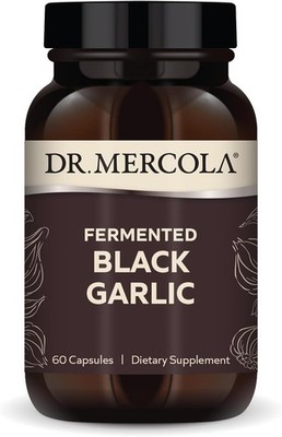 Dr. Mercola Fermented Black Garlic - Antioxidant Supplement - for Immune, Cellul