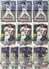 (10) 2024 2025 Bowman Draft Carson Benge 1st Rookie Card Lot - New York Mets RC