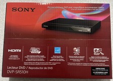 Sony DVP-SR510H Upscaling HDMI 1080p Full HD DVD Player w/Remote New MFG Sealed!