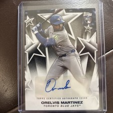 2025 Topps Series 1 - Baseball Stars Autographs Orelvis Martinez #BSA-OM (AU, RC
