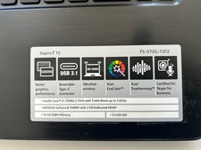 Acer Aspire F15 F5-573G-72F2 i7 bis 3,5hz,16G...