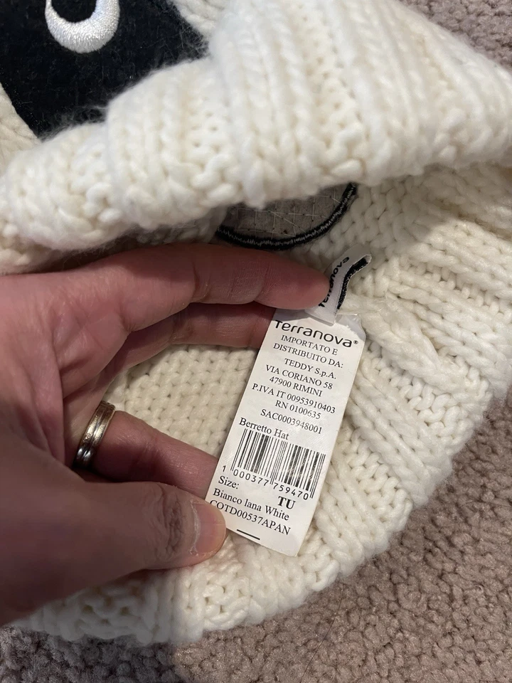 Gorro TERRANOVA Panda Tejido Invierno Y2K Talla Única Para Mujer Usado Foto 4 de 4