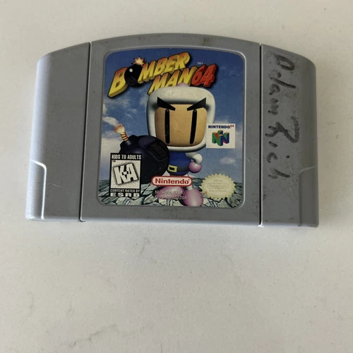 Bomberman 64 (Nintendo 64, 1997) Video Game Cartridge N64 Authentic Not Tested