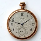 Antique Waltham 16s Pocket Watch Art Deco Rare Sunburst Dial Running 43mm