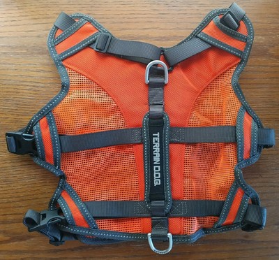 Terrain D.O.G. High Vis Harness XL Orange Dog Harness 
