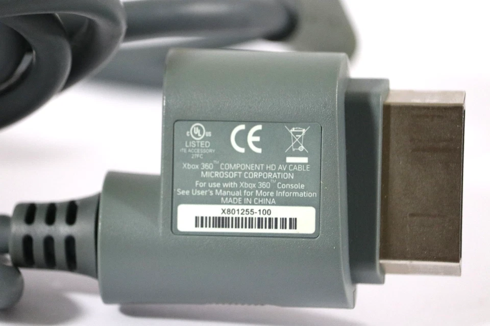 Genuine OEM Microsoft Xbox 360 Component HD AV Cable Composite RCA HDTV ⭐ TESTED - Image 4 of 4