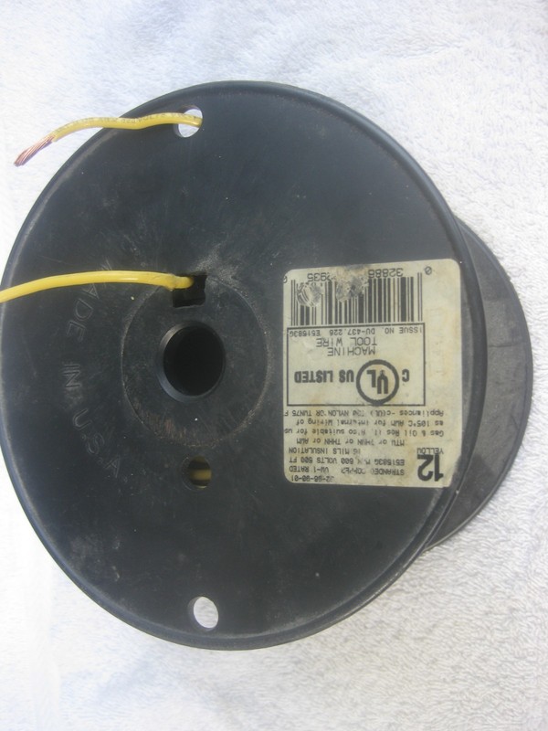 12 awg thwn thhn stranded wire 450ft copper yellow gas/oil resistant 600v