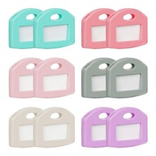 Uniclife 12 Pcs Key Covers Caps 1 Inch 12 Pack, Rectangle