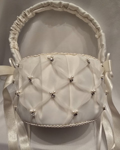 Official Disney Fairytale Wedding Satin Flower Girl Basket 