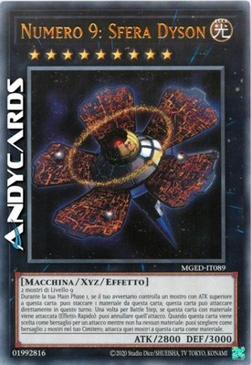 NUMMER 9: DYSON KUGEL   (Number 9: Dyson Sphere)   Rare Gold   MGED IT089   Unl