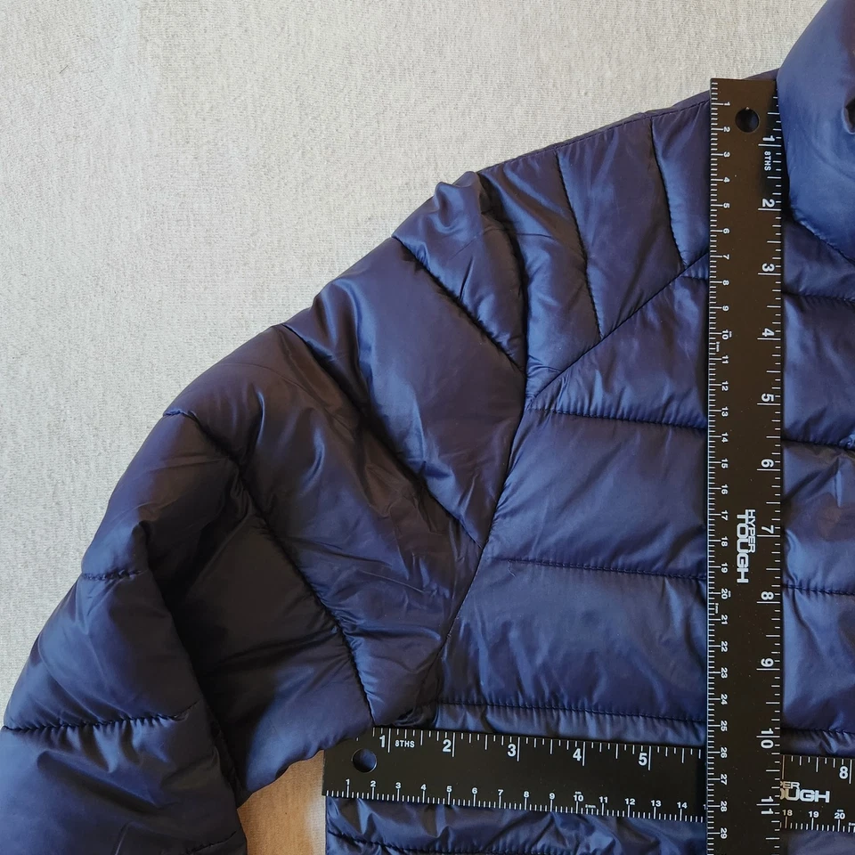 Abrigo chaqueta acolchada de invierno azul marino BENSIMON para mujer Foto 3 de 4