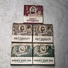 5 Dr. Squatch Limited Edition Christmas Natural Soap Snowy Pine Tar, Frosty 