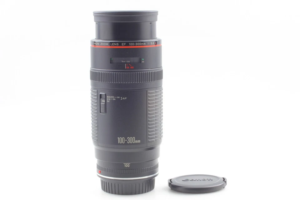 [Exc+5 w/ Caps] Canon EF 100-300mm F/5.6 L Zoom AF Macro Lens From JAPAN - Image 2 of 4