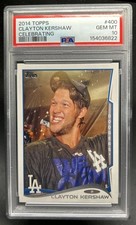 2014 Topps Clayton Kershaw SP VAR #400c Dodgers PSA 10 GEM MINT