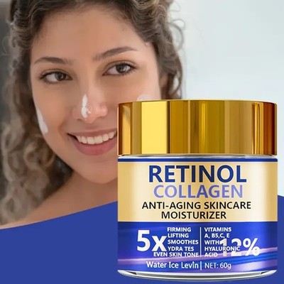 Retinol Collagen Face Cream Anti Aging Firming Moisturizer Skin Care 60g