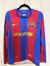 Rare FC Barcelona CampNou50th Anniversary 1957-2007 Long Sleeve Jersey Messi #19