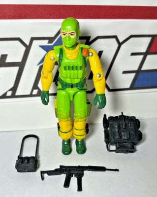 GI Joe Beach Head ECO WARRIORS 1986 Style Black Major Custom 100% COMPLETE, NEW!