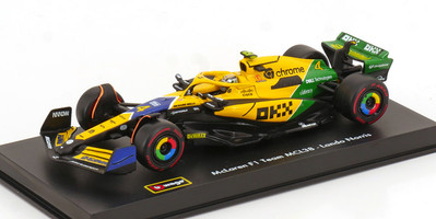 1:43 Bburago McLaren MCL38 GP Monaco Norris 2024