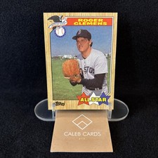 1987 Topps - Roger Clemens All-Star #614 Boston Red Sox 1986 AL Leaders