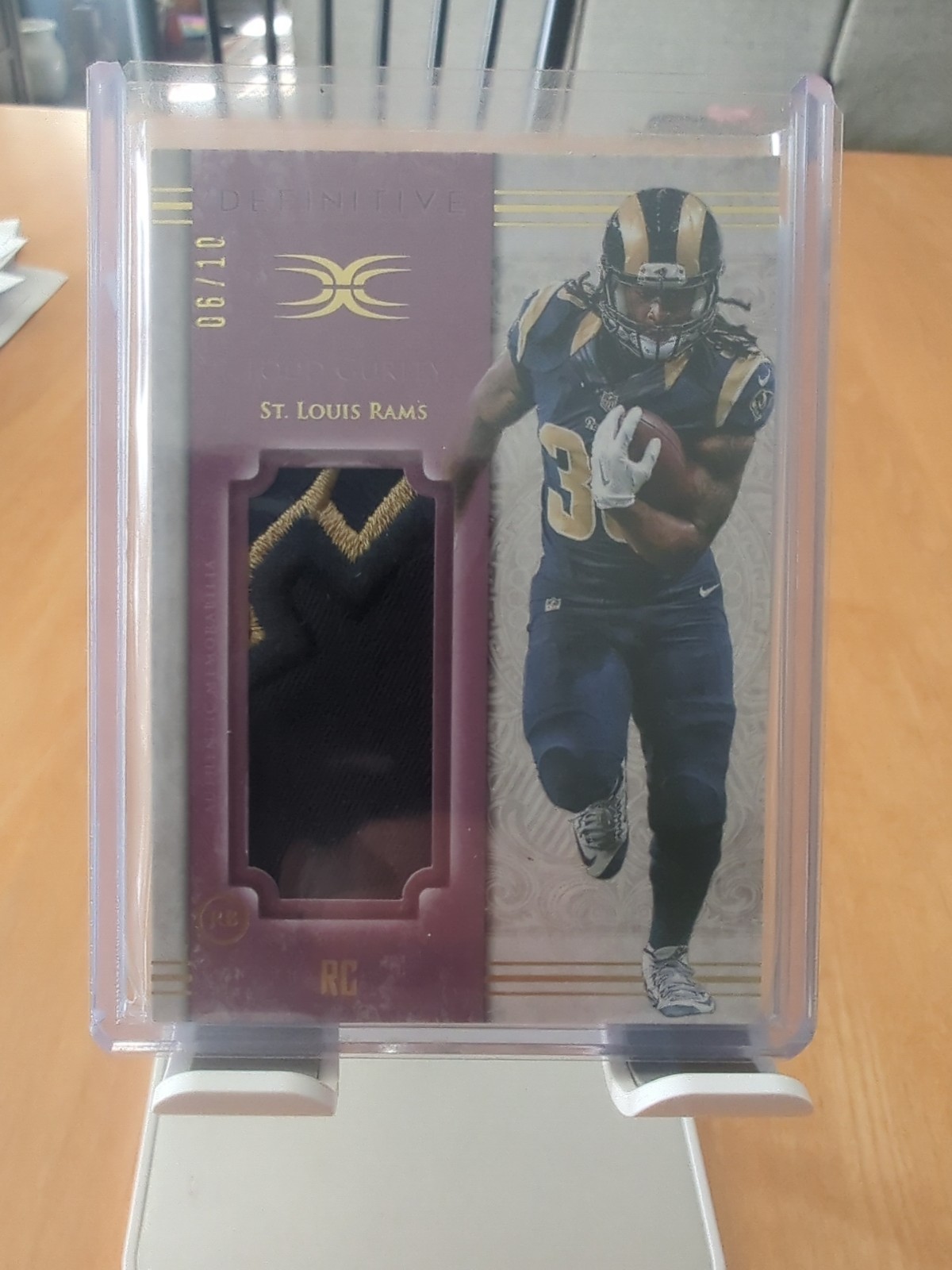 Todd Gurley Topps Definitive Jumbo Patch #TG Base