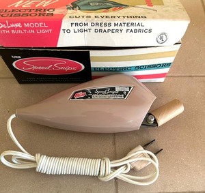 Vintage THOR Speed Snips Electric Scissors Never Used, Original Box + Instruc.