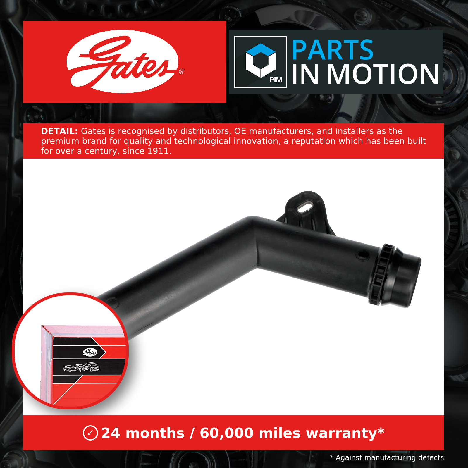 GATES 09-1500 Charger Air Hose for RENAULT - Image 4