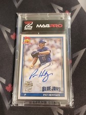 Pat Hentgen Auto 2016 Topps Archives Fan Favorites Autograph #FFA-PH Blue Jays