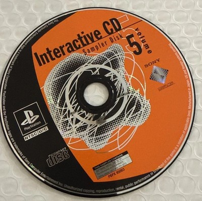 Interactive CD Sampler Pack Volume Vol 5 (Sony PS1 PlayStation) Disc Only!