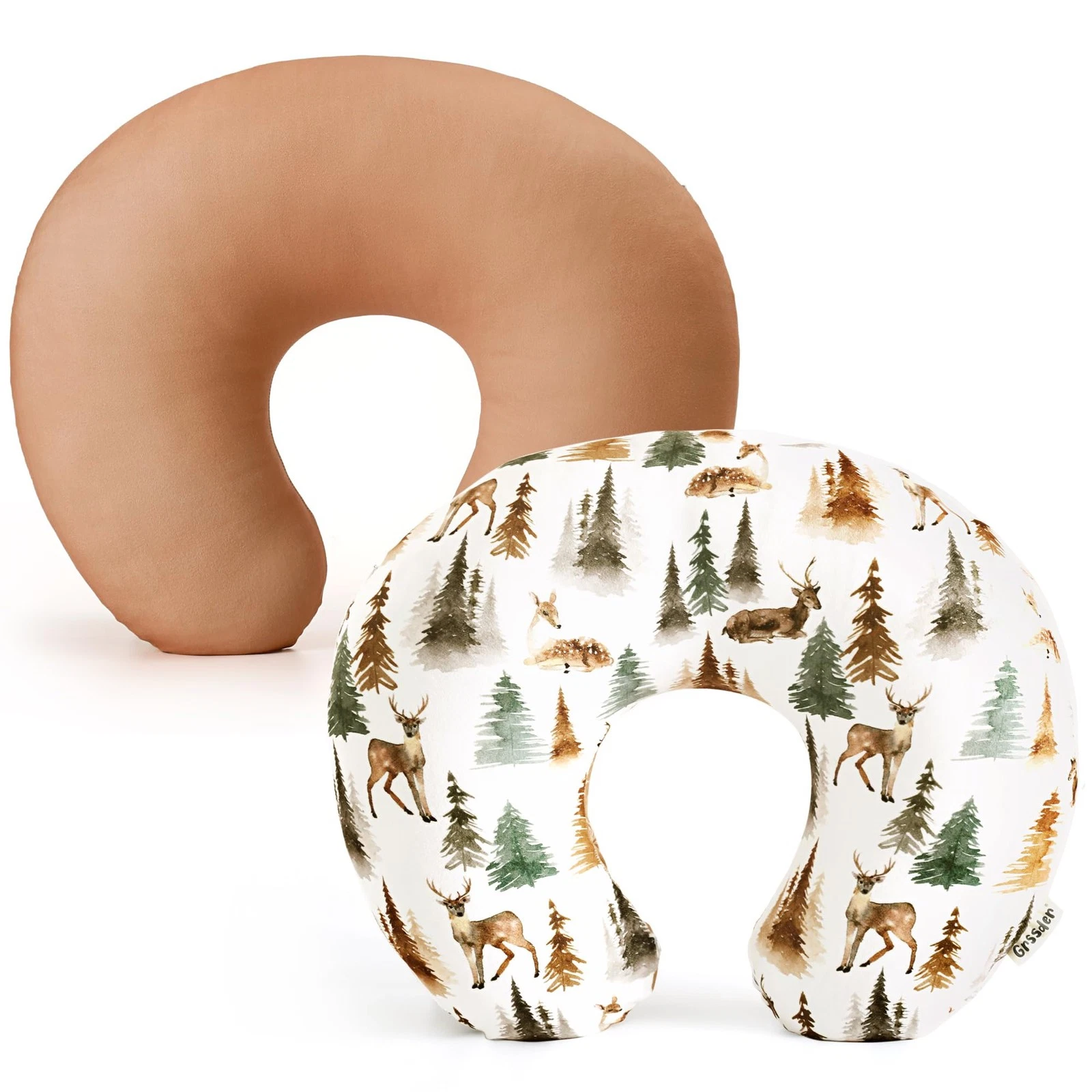 2 Pack Nursing Pillow Covers, Ultra Soft Stretchy Minky Fabric, Easy Removabl...
Opens in a new wind