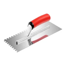 VEVOR Tile Tools Stainless Steel Squared Notch Tile Flooring Trowel 10.9 x 4.4 i
